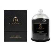 Black Cashmere - Duftlys med glasskuppel