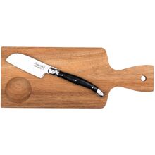 Ostkniv Santoku Laguiole med skjærefjøl