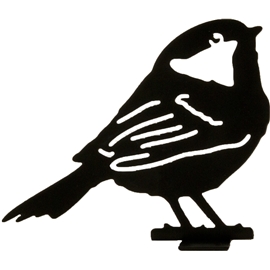 Wildlife Garden Siluetter Svartmes