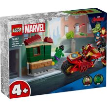 76287 LEGO Iron Man med Motorsykkel og Hulk