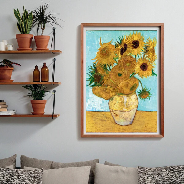 Puslespill 1000 Deler Museum Van Gogh Sunflowers (Bilde 3 av 3)