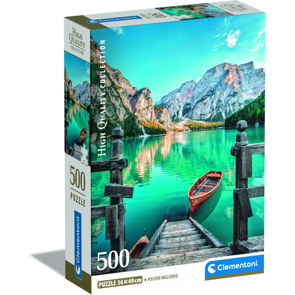 Puslespill 500 Biter CB Braies Lake (Bilde 1 av 2)