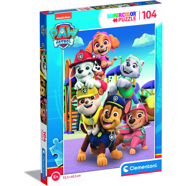 Puslespill 104 Biter CB Paw Patrol 2 (Bilde 1 av 3)