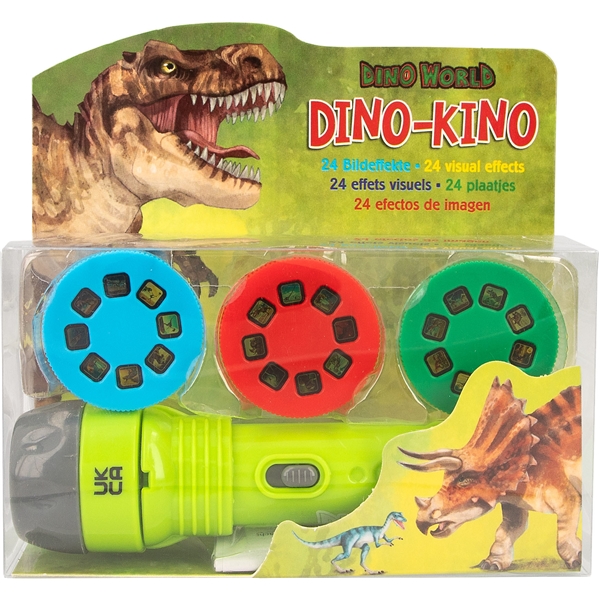 Dino World Lommelykt med Visuell Effekt (Bilde 1 av 5)