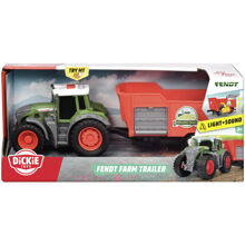 Dickie Toys Fendt Traktor med Tilhenger