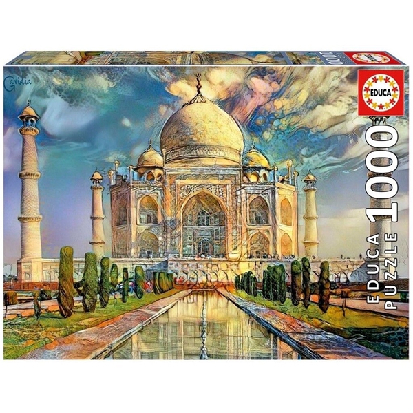 Educa Puslespill 1000 Biter Taj Mahal (Bilde 1 av 2)