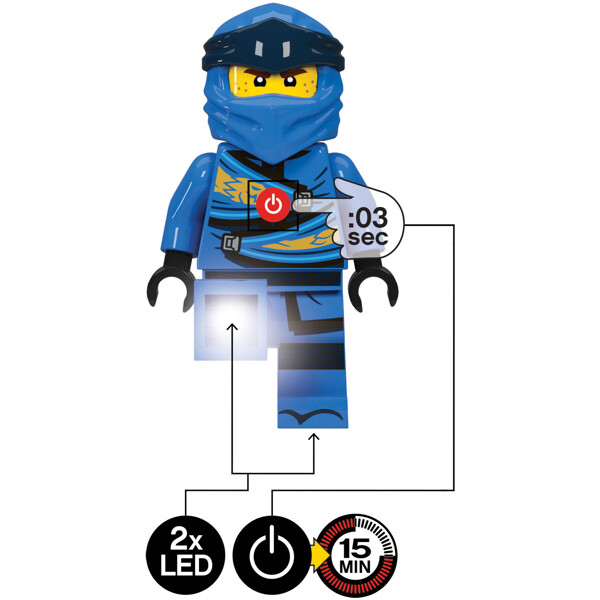 LEGO Ninjago LED Lommelykt Jay (Bilde 3 av 5)