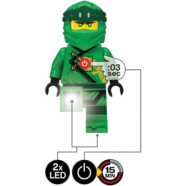 LEGO Ninjago LED Lommelykt Lloyd (Bilde 3 av 6)