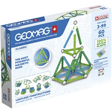 Geomag Classic Resirkulert 60 Deler