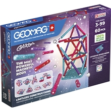 Geomag Glitter Resirkulert 60 Deler