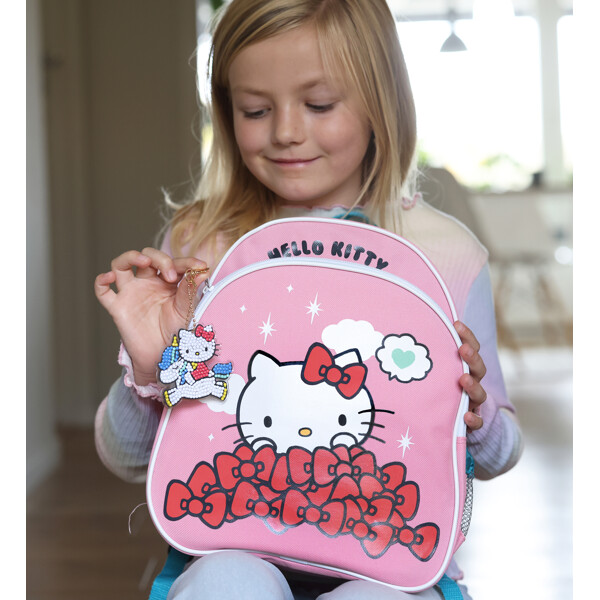 Hello Kitty Diamantmaling med Nøkkelring (Bilde 3 av 3)