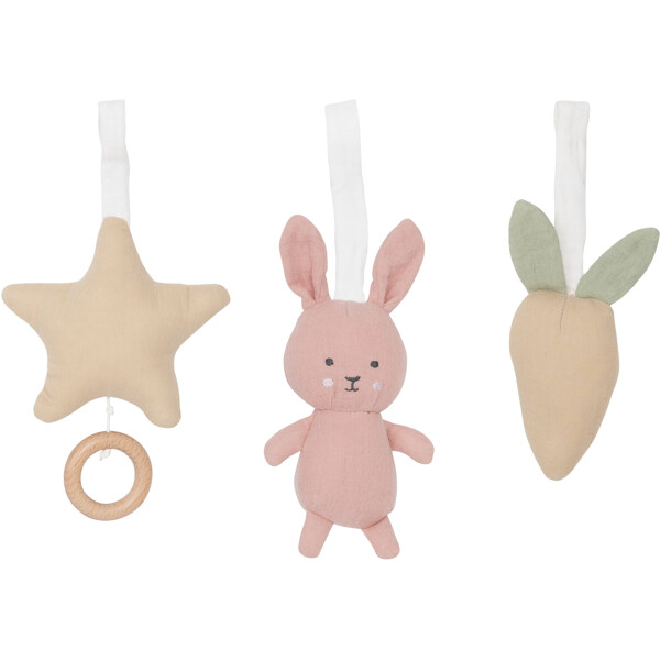 Jabadabado Babygymfigurer Bunny Rosa