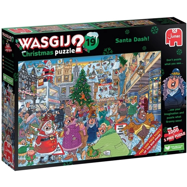 Wasgij Christmas 19 Santa Dash! (2x1000) (Bilde 1 av 2)