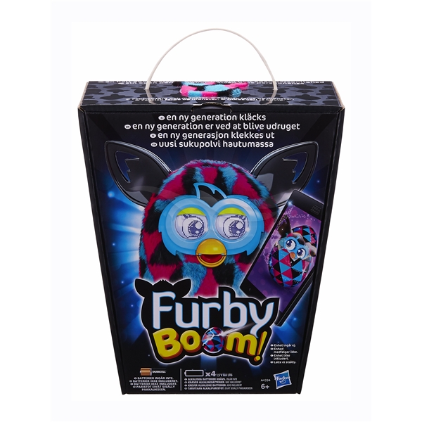 Furby Boom Sunny - Black, Blue and Pink