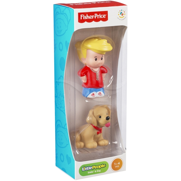 Little People Farm Figures Eddie & Dog - Bondegård - Fisher Price