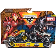 Monster Jam 1:64 Iron:War Machine 2-pk