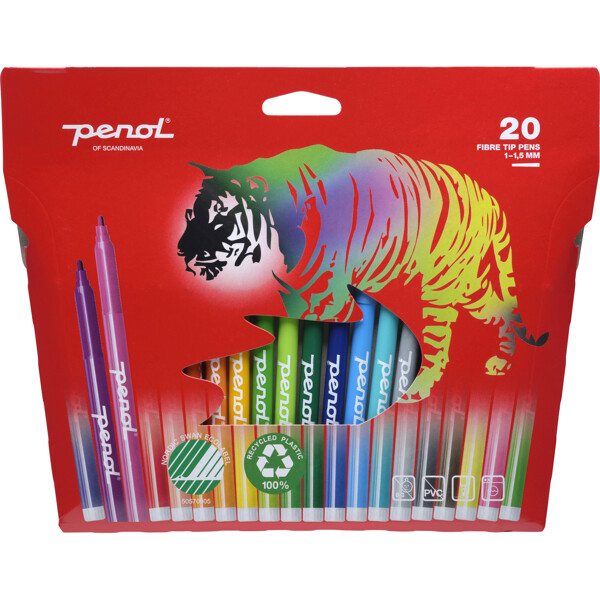 Penol Fiberpenner 20-pack