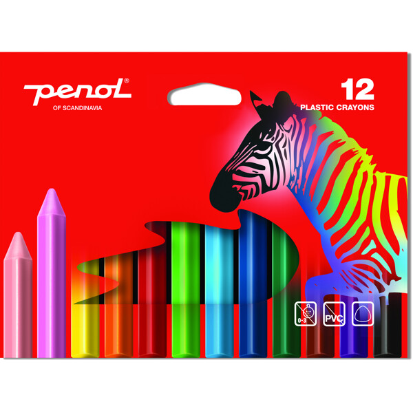 Penol Plastkritt 12-pack (Bilde 1 av 2)