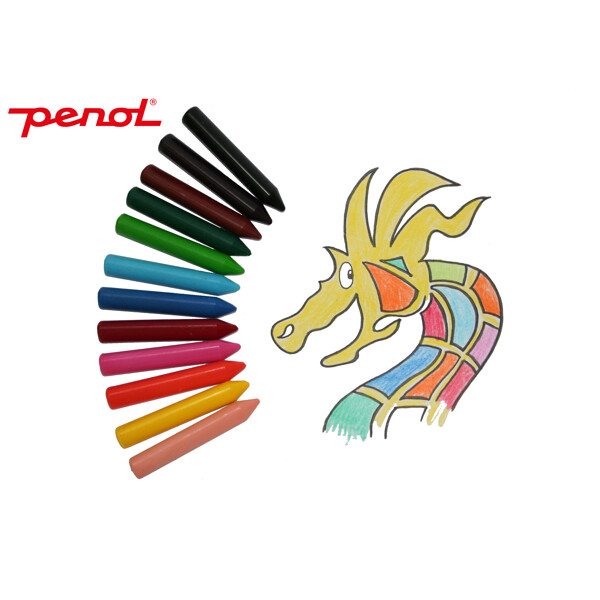 Penol Plastkritt 12-pack (Bilde 2 av 2)