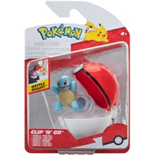 Pokémon Clip n' Go Squirtle & Poké Ball