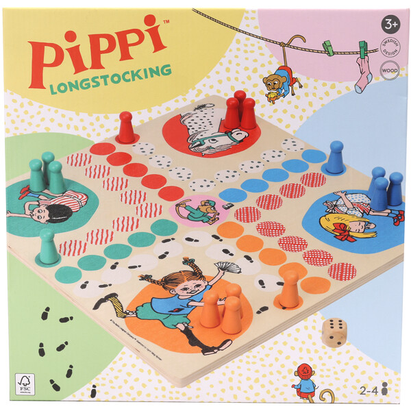 Pippi Barnespill Ludo (Bilde 5 av 5)