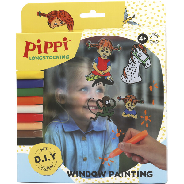 Pippi Vindusmaling (Bilde 1 av 2)