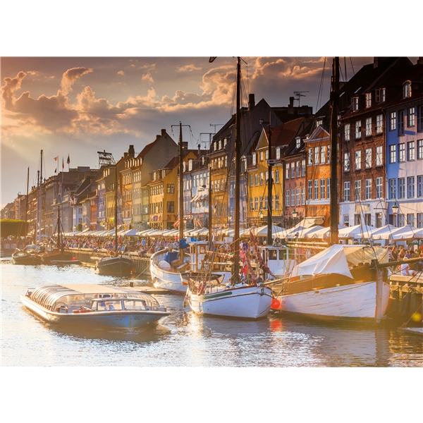 Puslespill 500 Biter Sunset in Copenhagen (Bilde 2 av 4)