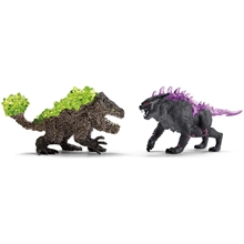 Schleich 70827 Skyggelynx vs. Steinknuser