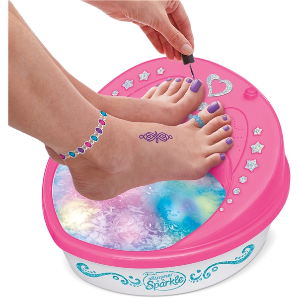 Shimmer n' Sparkle 5-i-1 Lysende Spa Salong (Bilde 5 av 6)