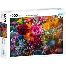 Puslespill 1000 Biter Blomsterbukett