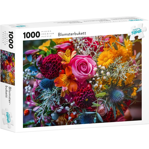 Puslespill 1000 Biter Blomsterbukett (Bilde 1 av 2)