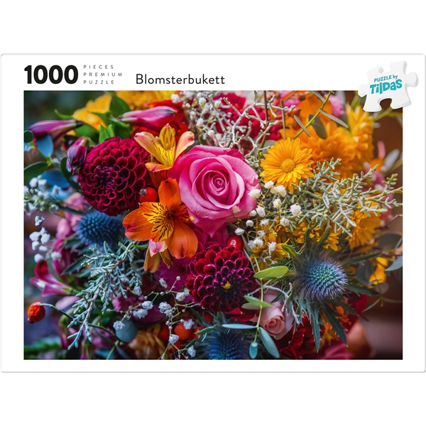 Puslespill 1000 Biter Blomsterbukett (Bilde 2 av 2)