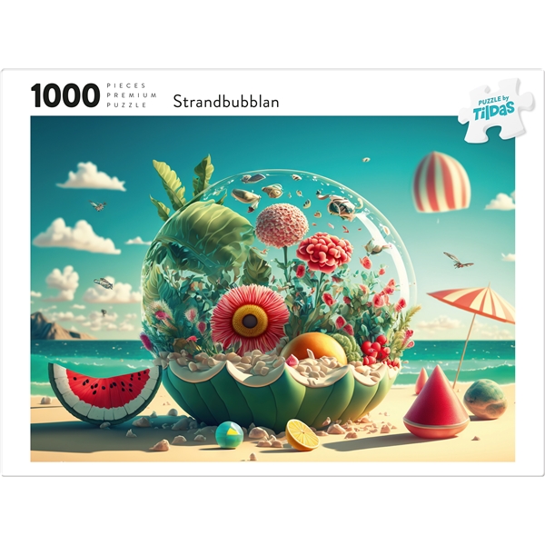 Puslespill 1000 Biter Strandboblen (Bilde 2 av 2)