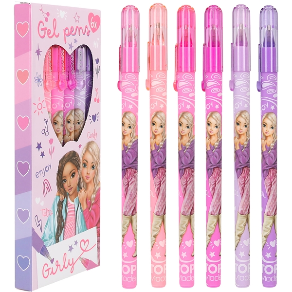 TOPModel Gelpenner Candy, 6-pk (Bilde 2 av 4)